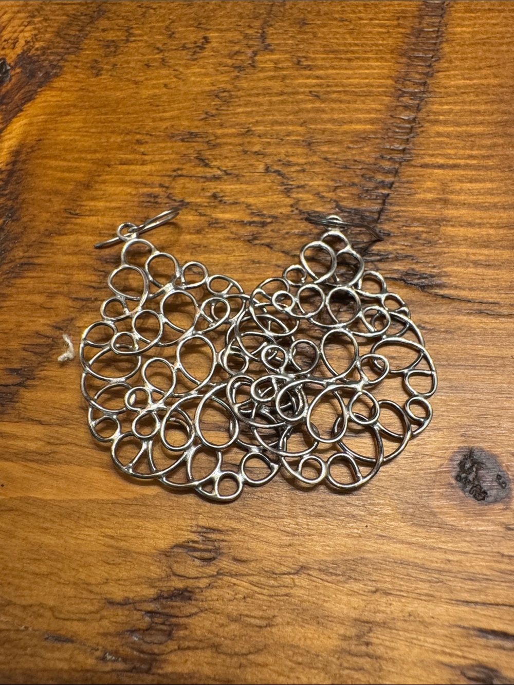 Silpada Silver Loop Cluster Necklace